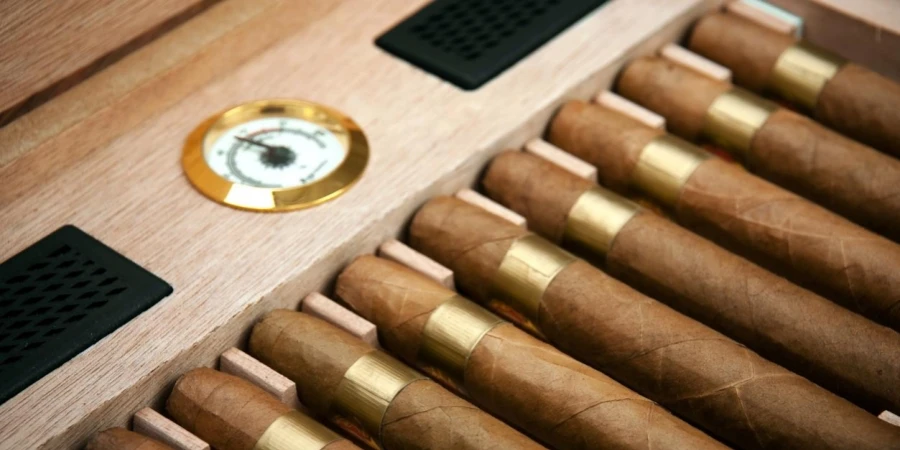 Cigars in the Humidor