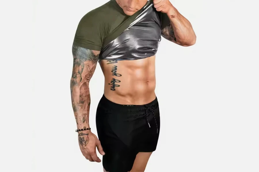 Compression Shirt Sauna Suit For Men