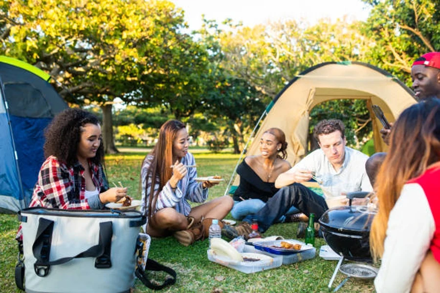 Friends Camping