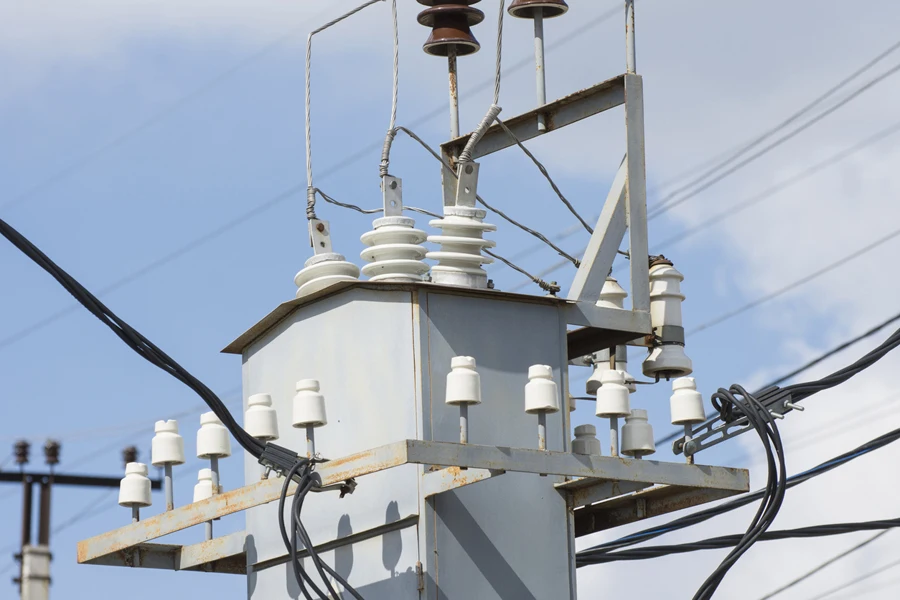 High voltage electrical transformer and electrical communications