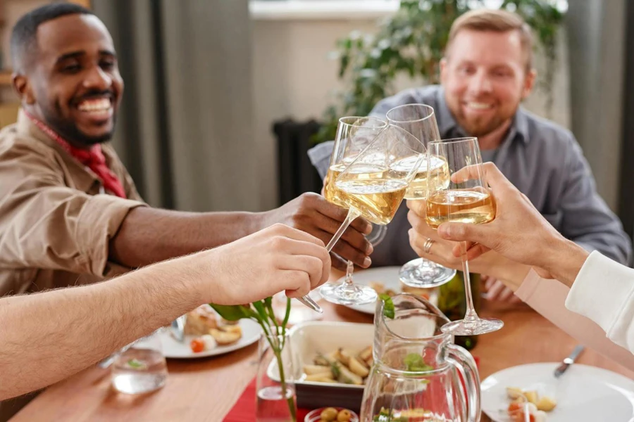 Men Having a Toast