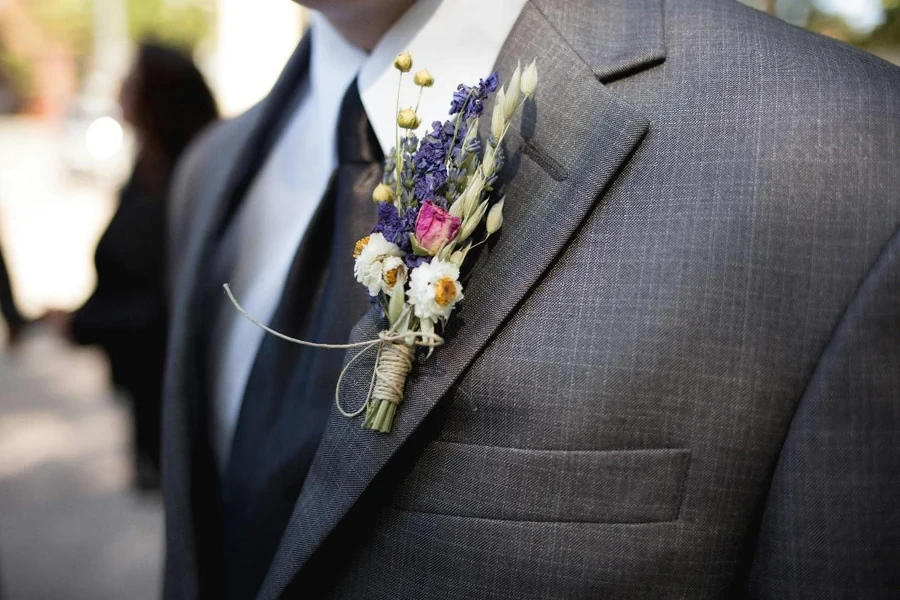 Men's Gray Suit Jacket