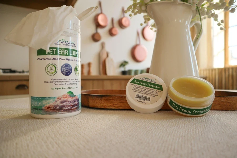 Naturally pet wipes