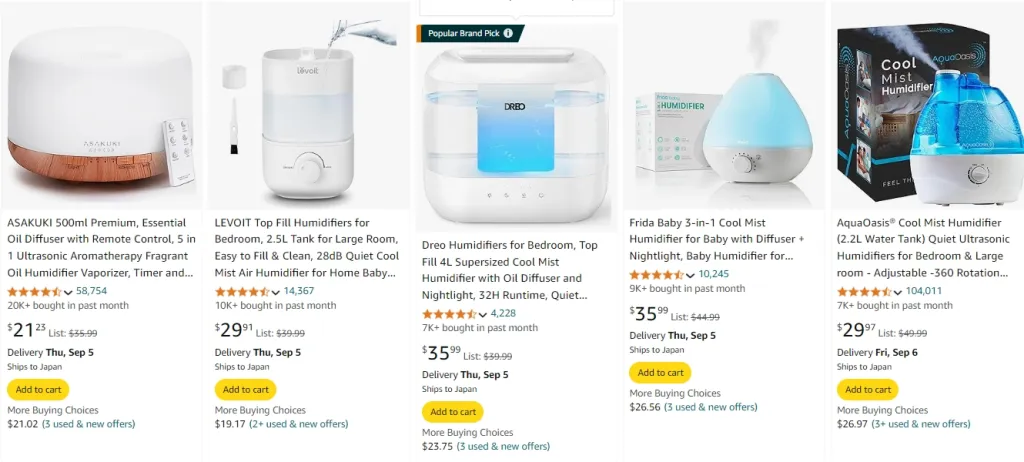 Top-selling Humidifiers