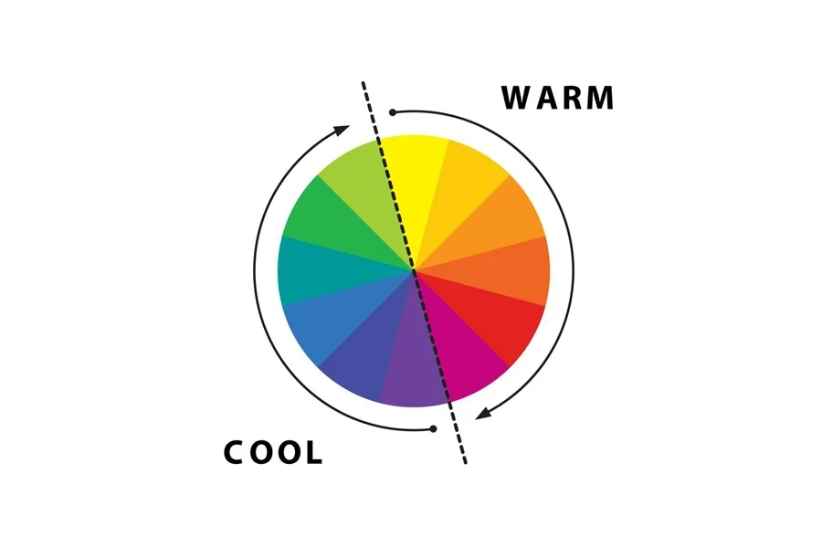 Warm and cool colors