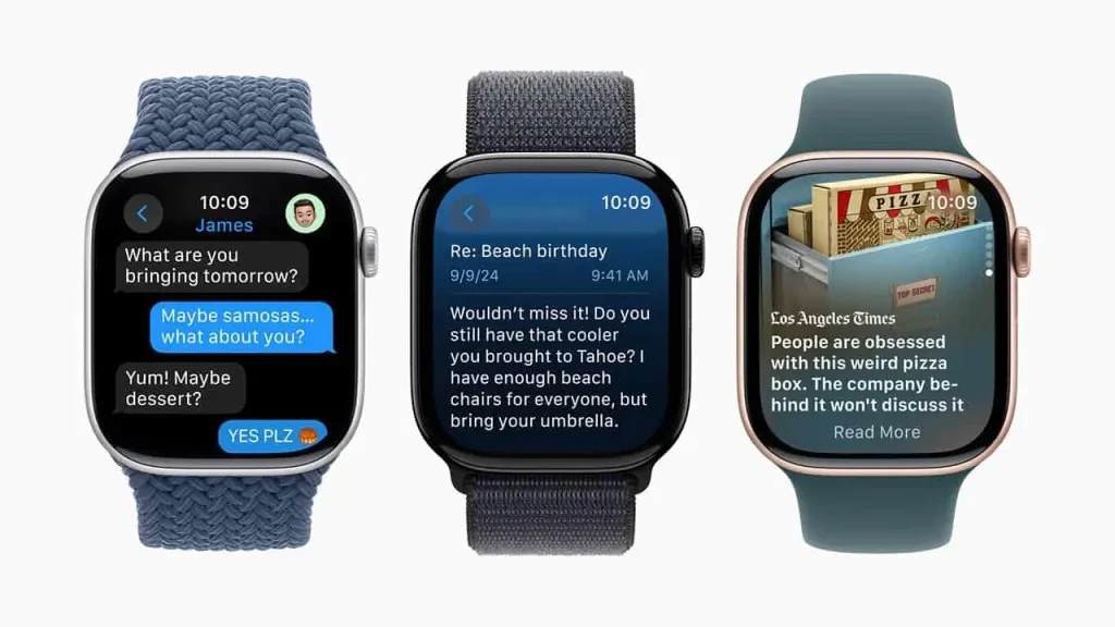 WatchOS features