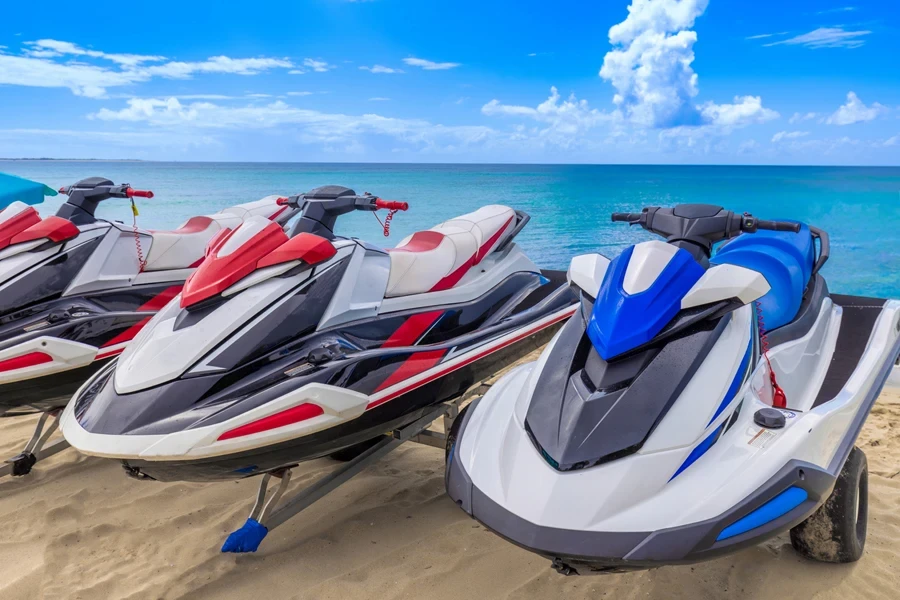 Water scooter rental at beaches