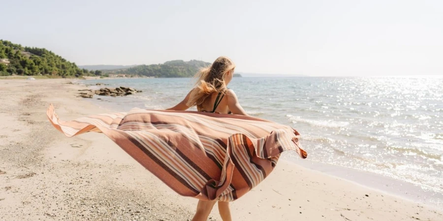 Woman Enjoying Summer Breeze