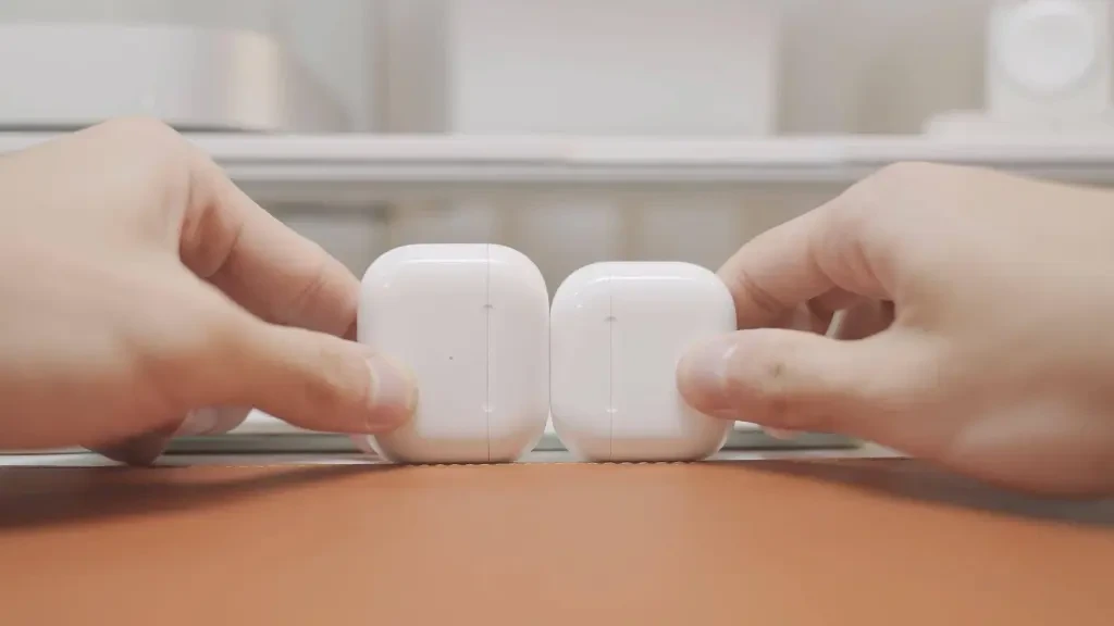 Left: AirPods 3, Right: AirPods 4