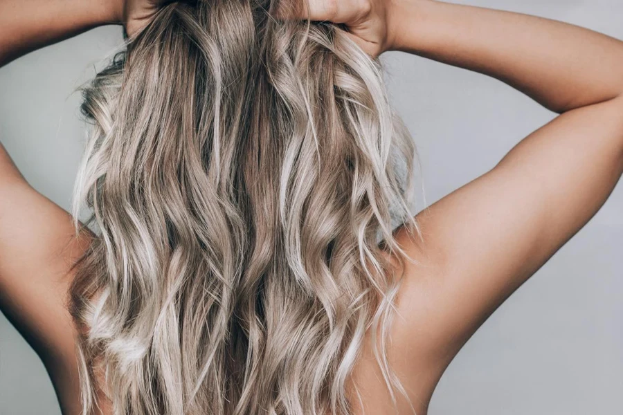 long grey hair