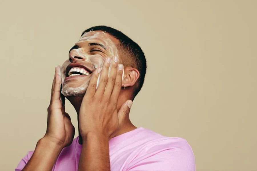 men's face wash