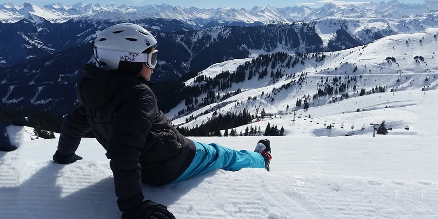 skier, nature, boy