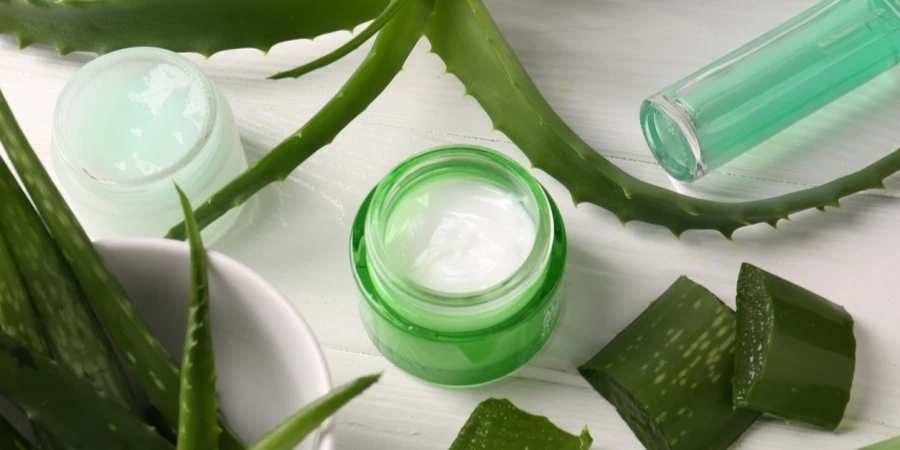 the Aloe Vera Gel