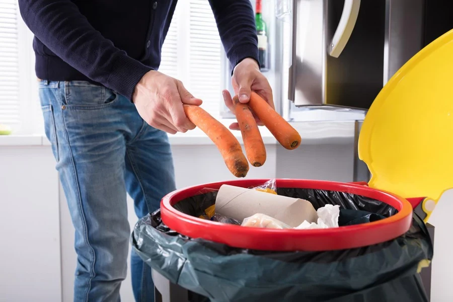 the waste bin