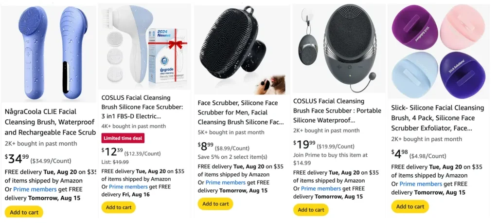 top-selling Face Cleaning Brushes