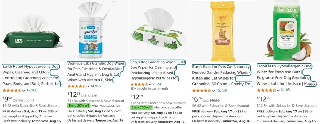 top-selling Pet Wet Wipes