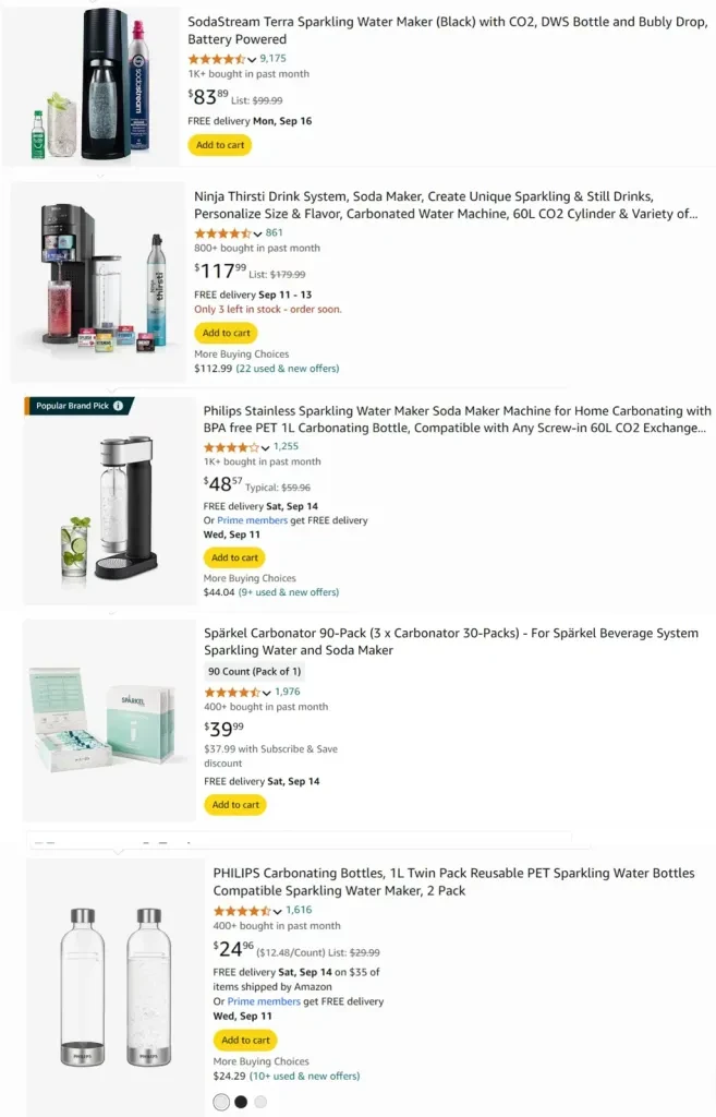 top-selling Soda Water Makers