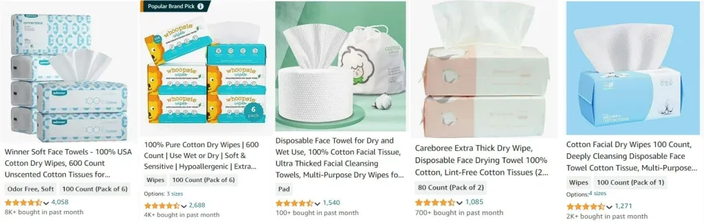 top-selling cotton tissues