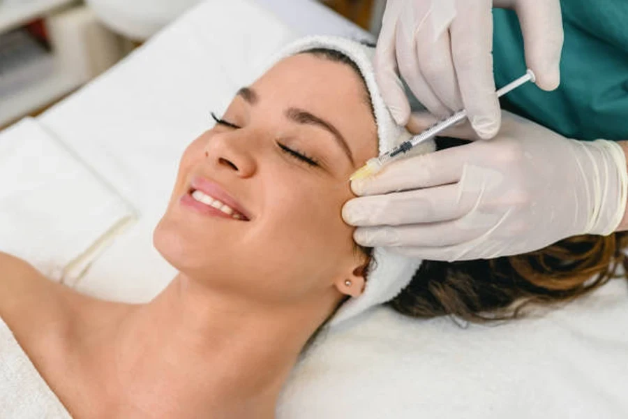 Beauty treatment with Botox