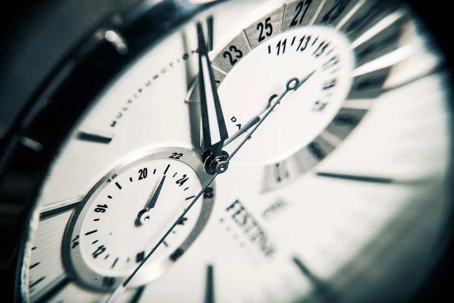 Close-up of a clock face