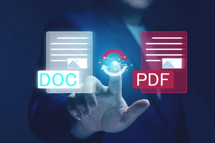 Concept for converting PDF formats