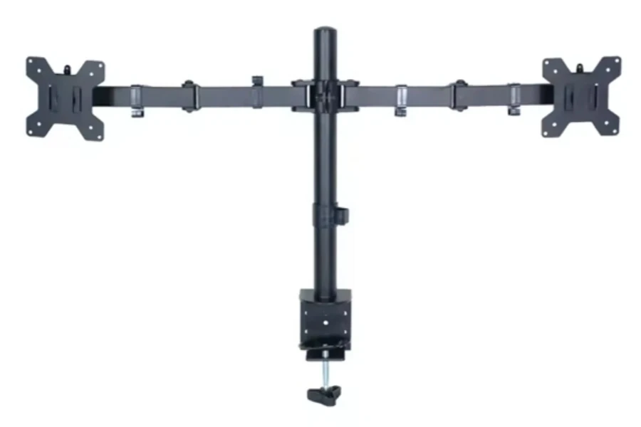 LCD Arm Mount Dual Screen - Gas Spring Desktop Dual Arm Monitor Desk Mount