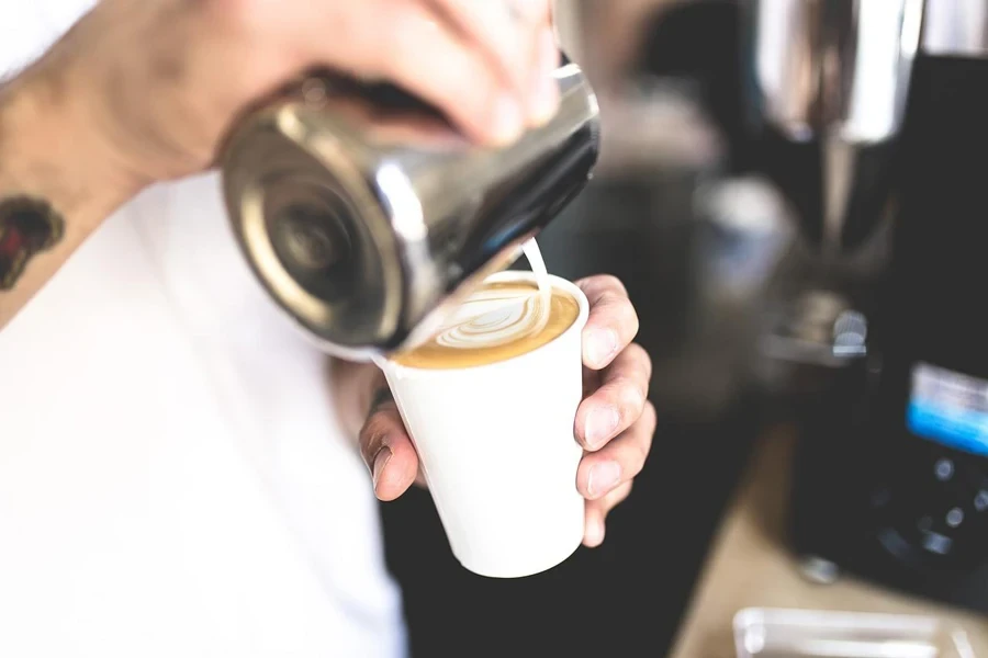 Single-serve makers with frothers enable latte art at home