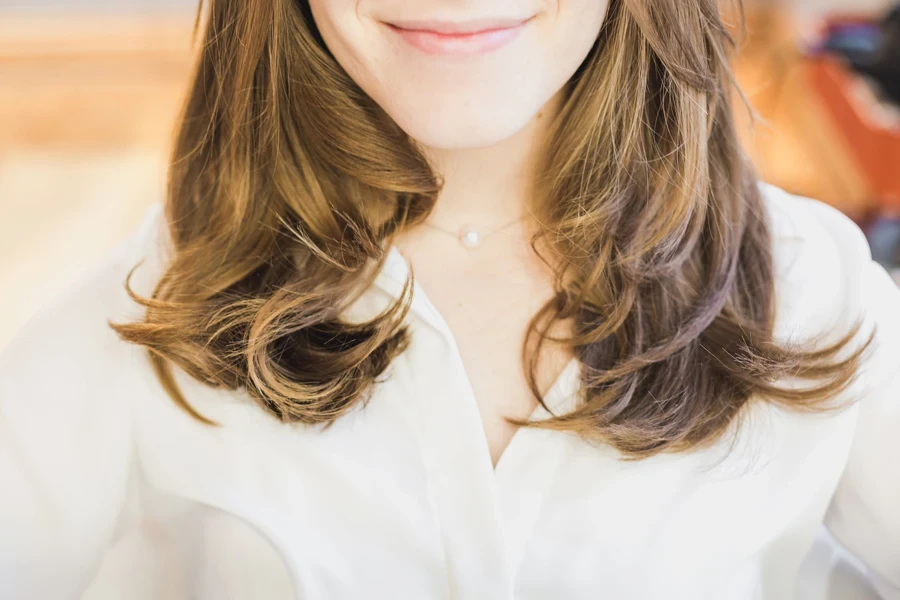 Smiling Brunette Woman