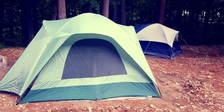 White Green, and Black Outdoor Tent