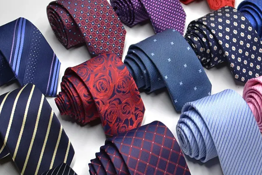 Wholesale Fashion Design Custom 6CM Office Gift Dot Stripe Neckties for Men