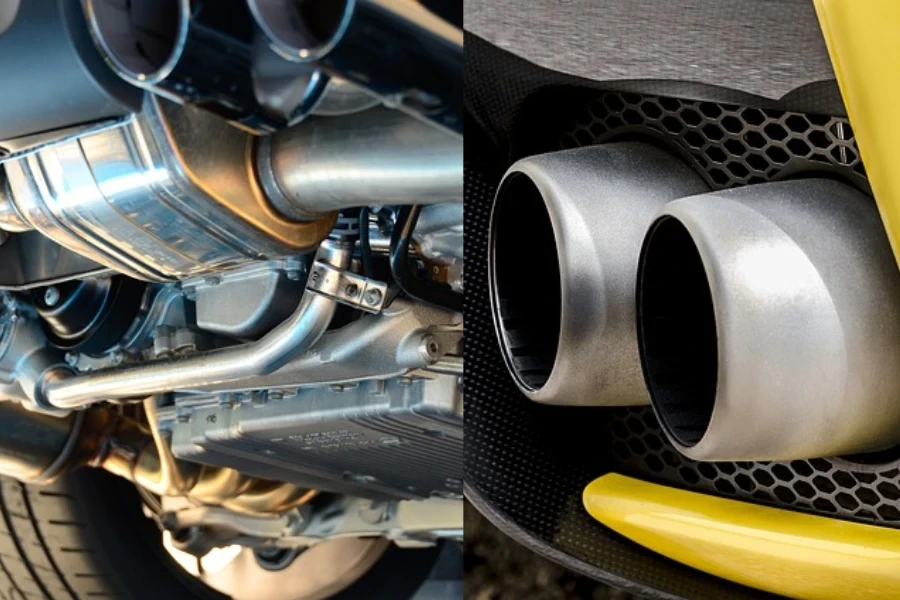 an exhaust system for a turbocharged vehicle