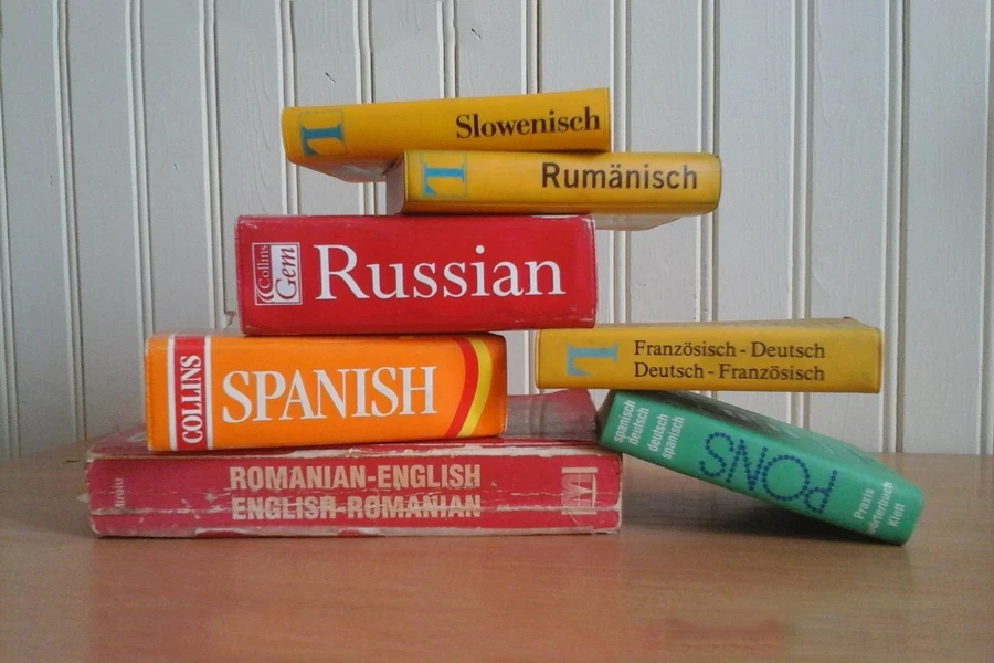 dictionaries used for translation and localization