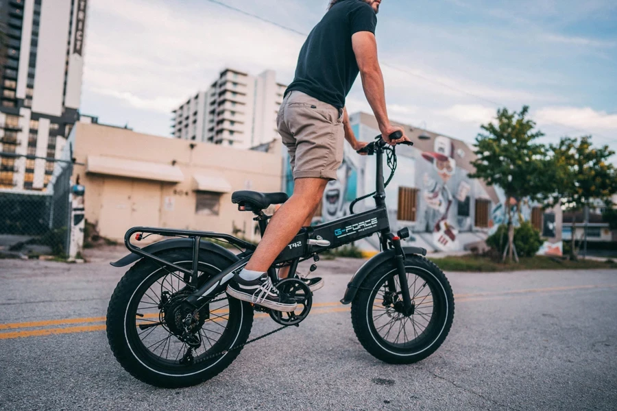 A Person Riding Bicycle