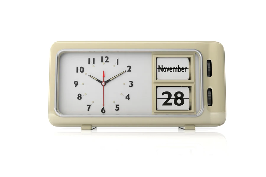 Alarm clock ticker counting down to Thanksgiving date