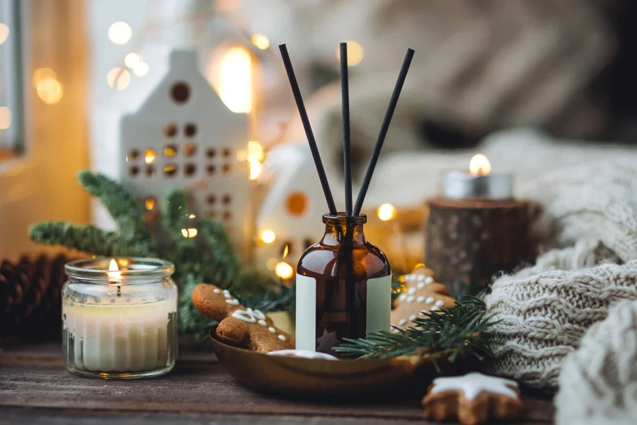 An aromatherapy diffuser on a table