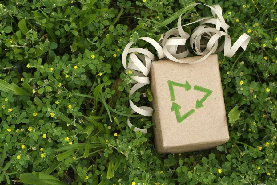 An eco-friendly gift with reusable packaging