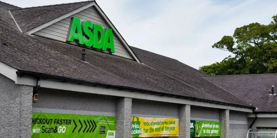 Asda supermarket in Caernarfon in North Wales