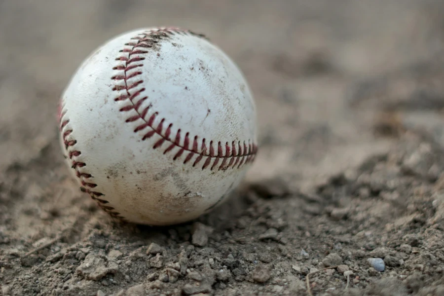 Baseball in the dirt