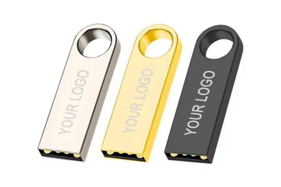 Custom Logo Mini USB Stick 2.0 Metal Pendrive Waterproof Pen Drive 64GB 2GB 4GB 32GB 16GB 8GB 2.0 USB Flash Drive