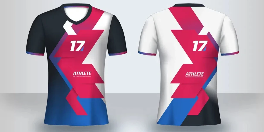 Voetbal Jersey ontwerp sjabloon