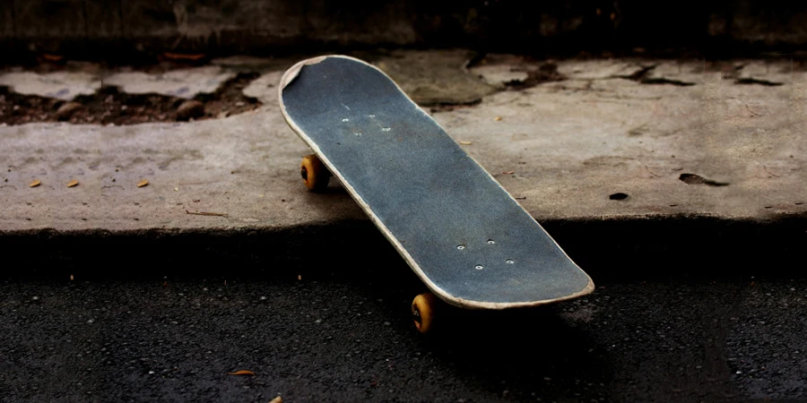 Gray and Black Skateboard