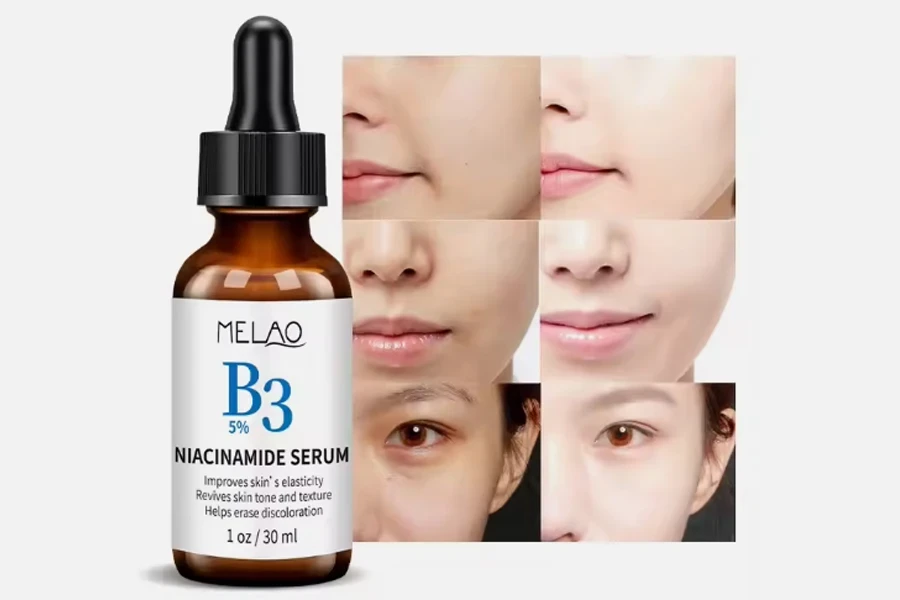 Korean Anti Aging Hyaluronic Acid Skincare Whitening Face Vitamin C Cosmetic Skin Care Products Peptides Niacinamide Face Serum