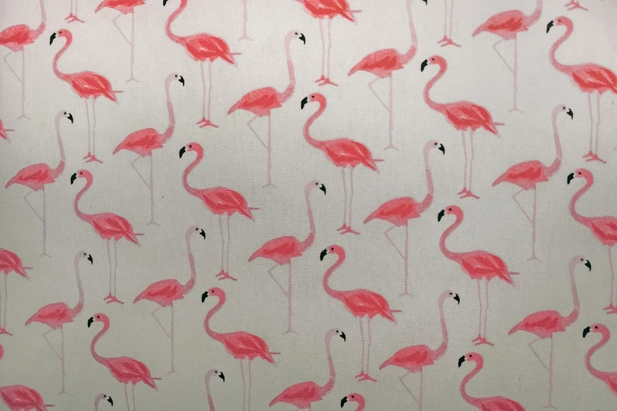 Pink Flamingo Printed Paper