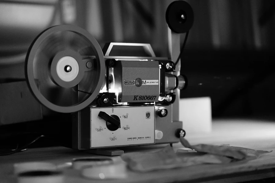 Super 8 film projector