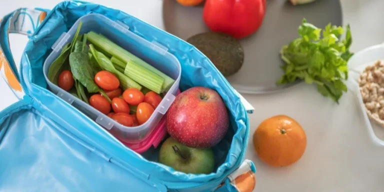 Vegan Snacks in a Plastic Box