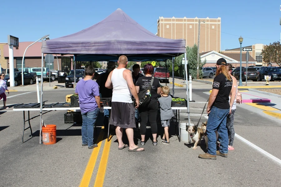 Venders at Portneuf Valley Farmer's Market of Pocatello on September 16, 2023. Lookout Point