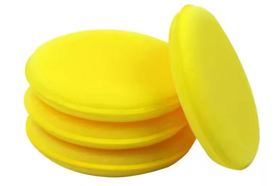 Wax applicator pads