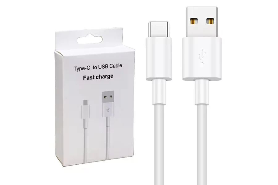 Wholesale High 1M PVC 2.1A USB Fast Charging Type C Cellphone Cable For Samsung Huawei