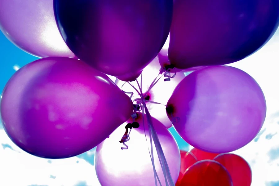 balloons, celebration, helium