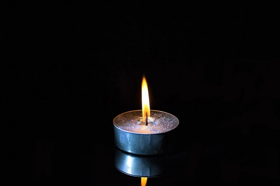 candle, lighted candle, flame